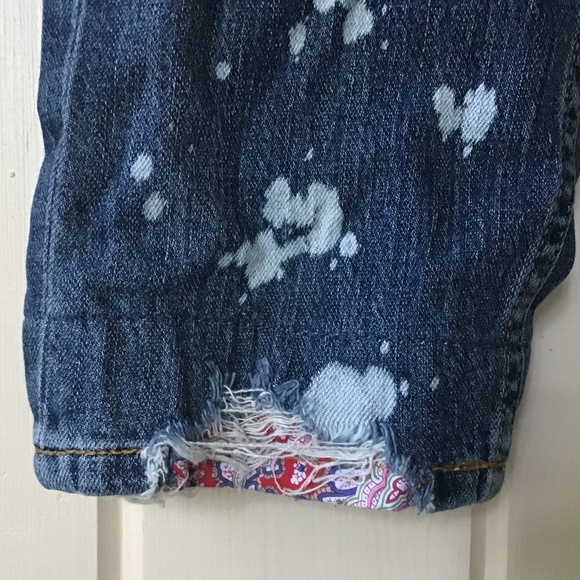 anthropologie PILCRO the heritage boyfriend bandana JEANS 30 - Picture 3 of 5